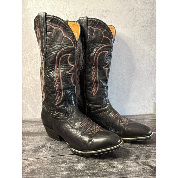 Men’s Dallas boots size 9 black - Picture 1 of 9